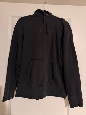 Levi's Black Oversized Hoodie